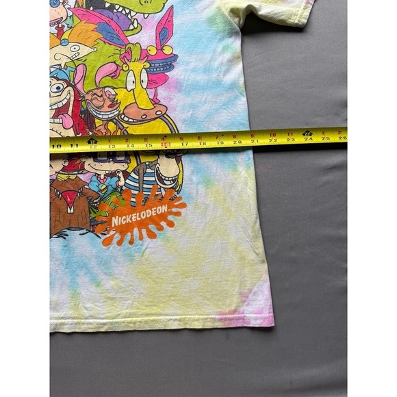 Nickelodeon 90s Cartoons T Shirt Men M Multicolor Retro Style 100% Cotton Casual - Picture 8 of 12